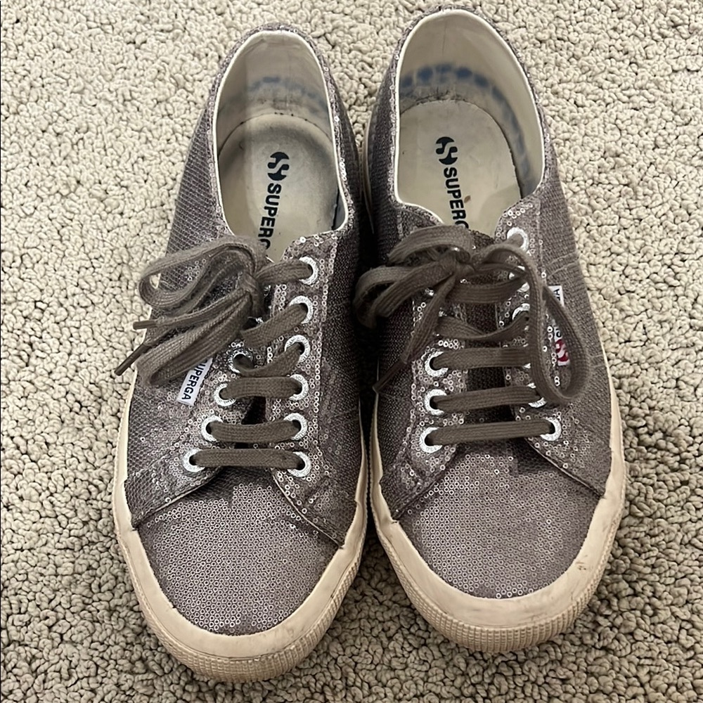 Superga Women's Gray Sneakers